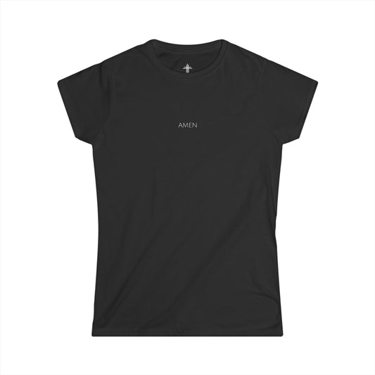 Amen Women’s Christian T-Shirt | Minimal Faith-Based Apparel