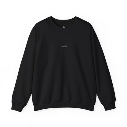 Amen Christian Crewneck Sweatshirt | Minimal Faith Apparel