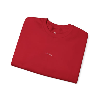 Amen Christian Crewneck Sweatshirt | Minimal Faith Apparel