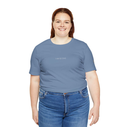 I Am Second Embroidered Christian T Shirt | Minimal Faith Tee