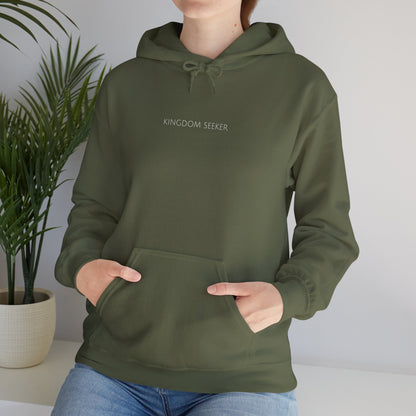 Kingdom Seeker Hoodie | Minimal Christian Faith-Based Apparel