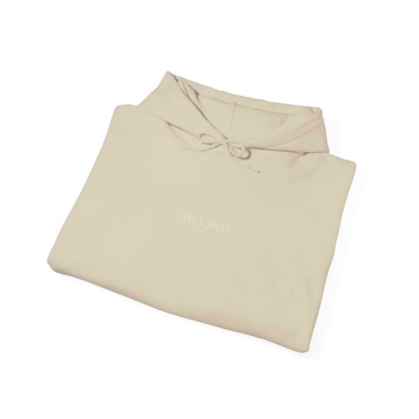 Jesus Saves Hoodie | Minimal Christian Faith-Based Apparel