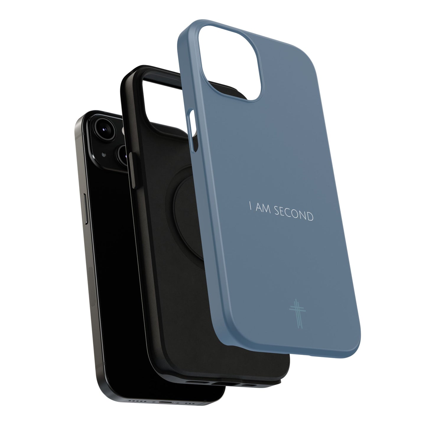 I Am Second Blue iPhone Case | Minimal Christian Faith Phone Case