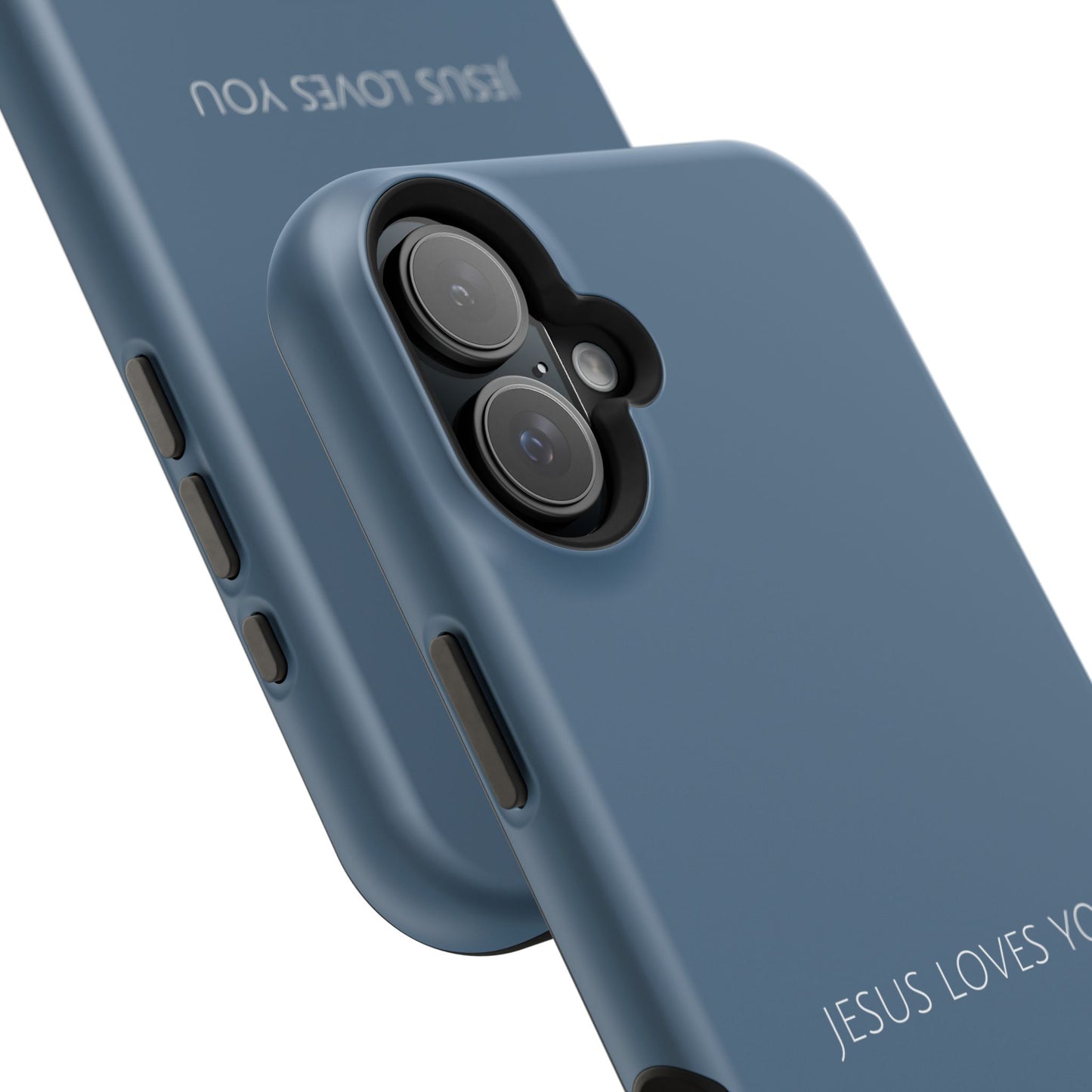 Jesus Loves You Blue iPhone Case | Minimal Christian Faith Phone Case