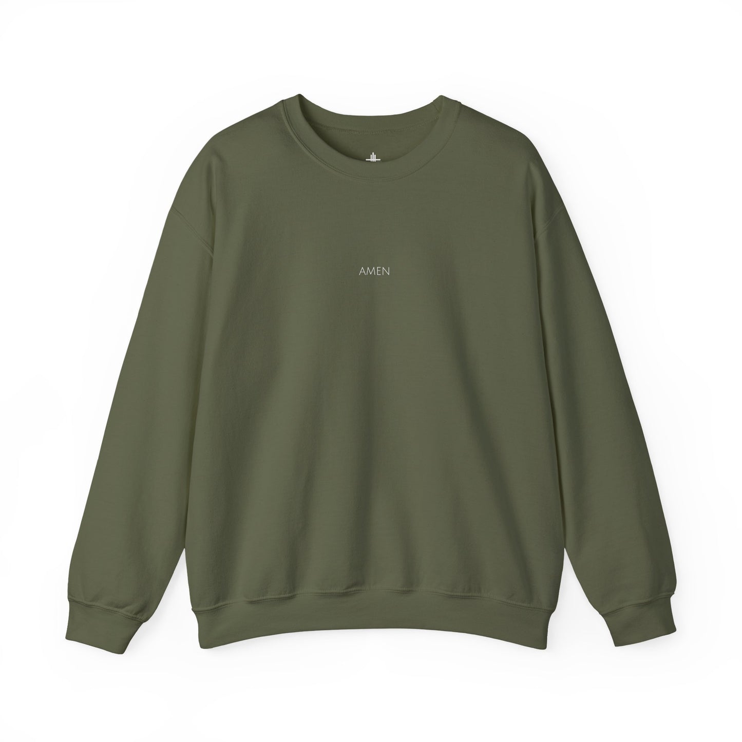 Amen Christian Crewneck Sweatshirt | Minimal Faith Apparel