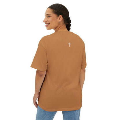 Faith Over Fear Oversized Boxy Christian T-Shirt | Minimal Faith-Based Apparel