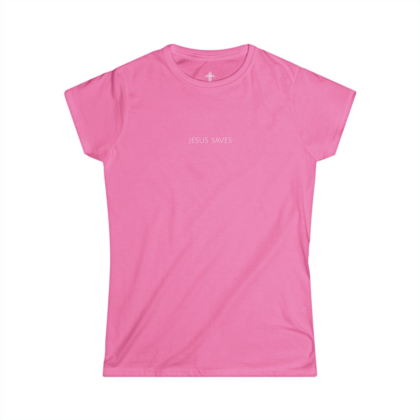 Jesus Saves Women’s Christian T-Shirt | Minimal Faith-Based Apparel