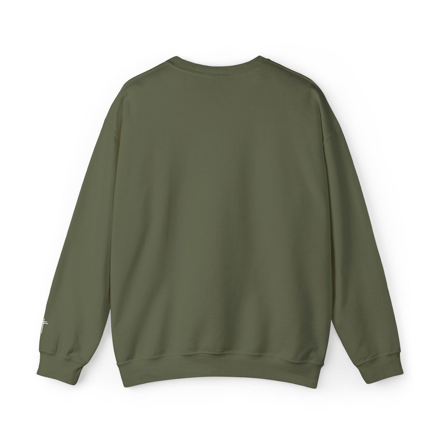 Faith Over Fear Embroidered Crewneck | Minimal Christian Sweatshirt