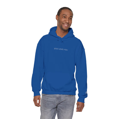 Jesus Loves You | Embroidered Christian Hoodie