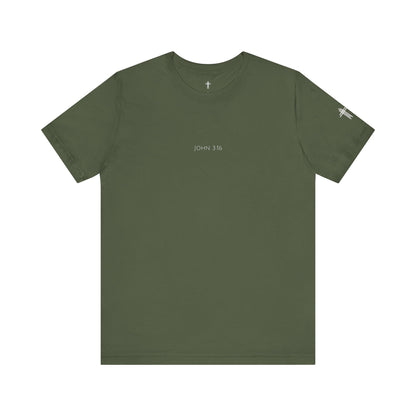 John 3:16 Christian T Shirt | Minimal Faith Tee