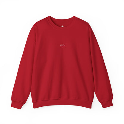 Amen Christian Crewneck Sweatshirt | Minimal Faith Apparel
