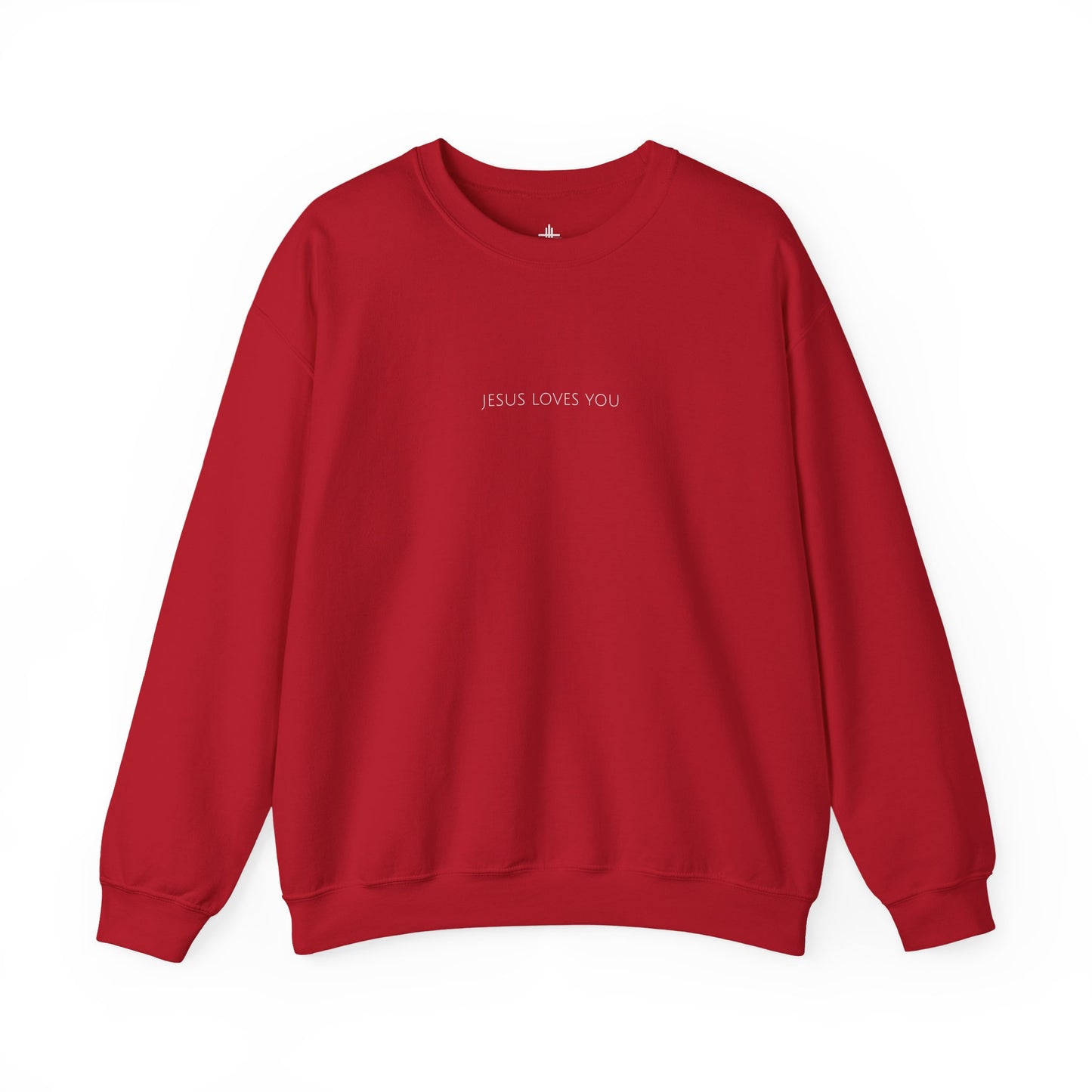 Jesus Loves You Christian Crewneck Sweatshirt | Minimal Faith Apparel