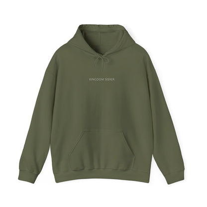Kingdom Seeker Hoodie | Minimal Christian Faith-Based Apparel