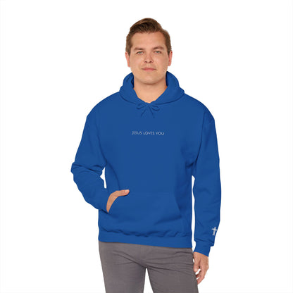 Jesus Loves You | Embroidered Christian Hoodie