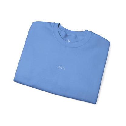 Amen Christian Crewneck Sweatshirt | Minimal Faith Apparel