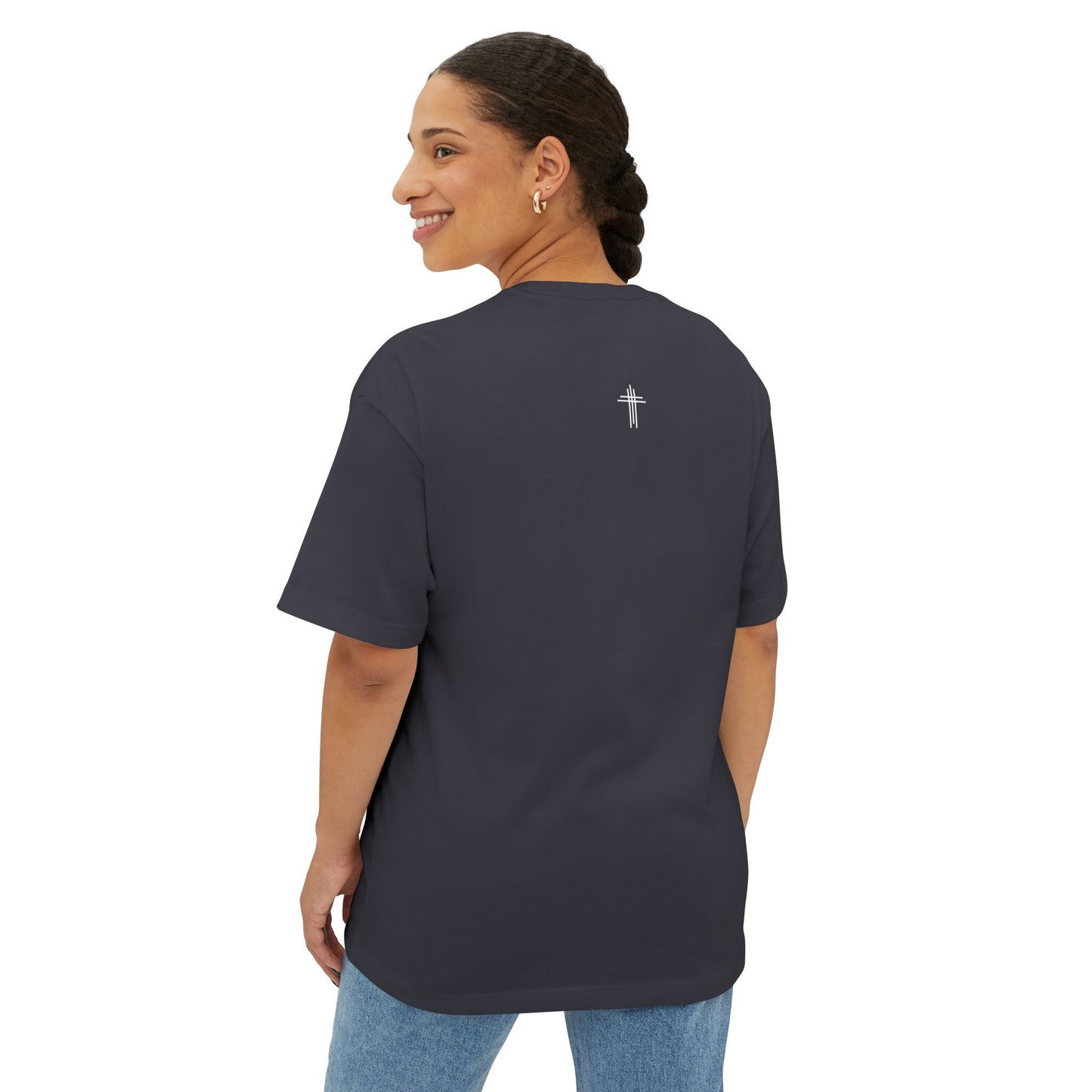 Amen Oversized Boxy Christian T-Shirt | Minimal Faith-Based Apparel