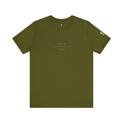 Faith Over Fear Christian T Shirt | Minimal Faith Tee