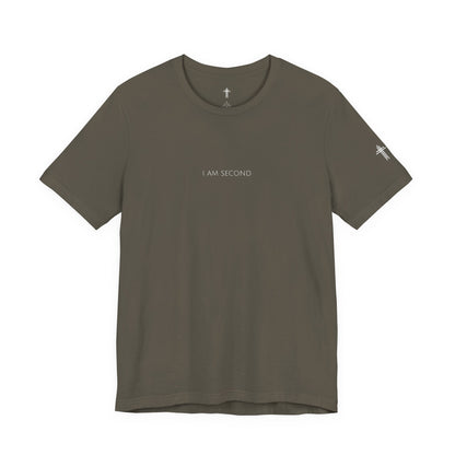 I Am Second Christian T Shirt | Minimal Faith Tee