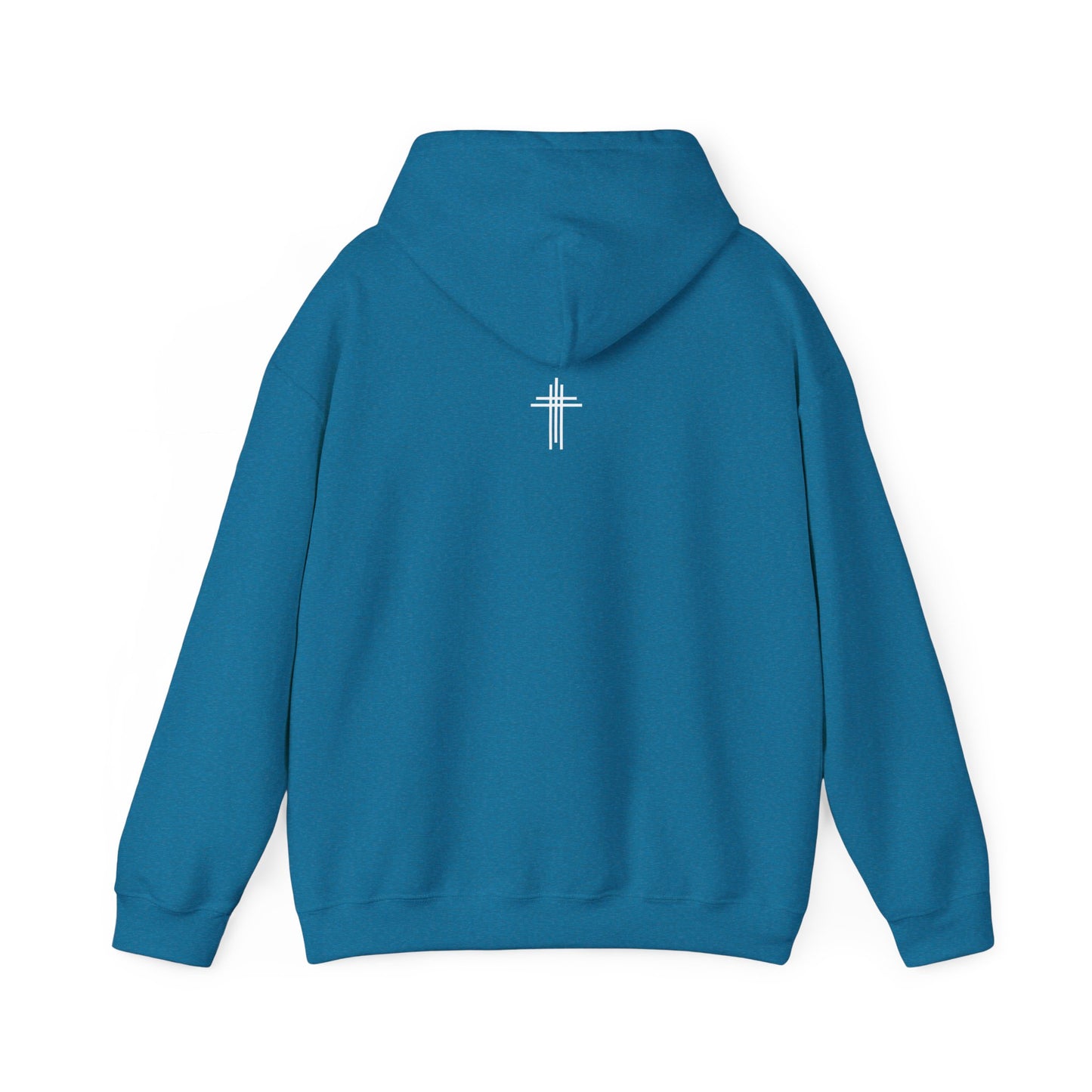 Rising Above Darkness John 1:5 Hoodie | Minimal Christian Faith-Based Apparel