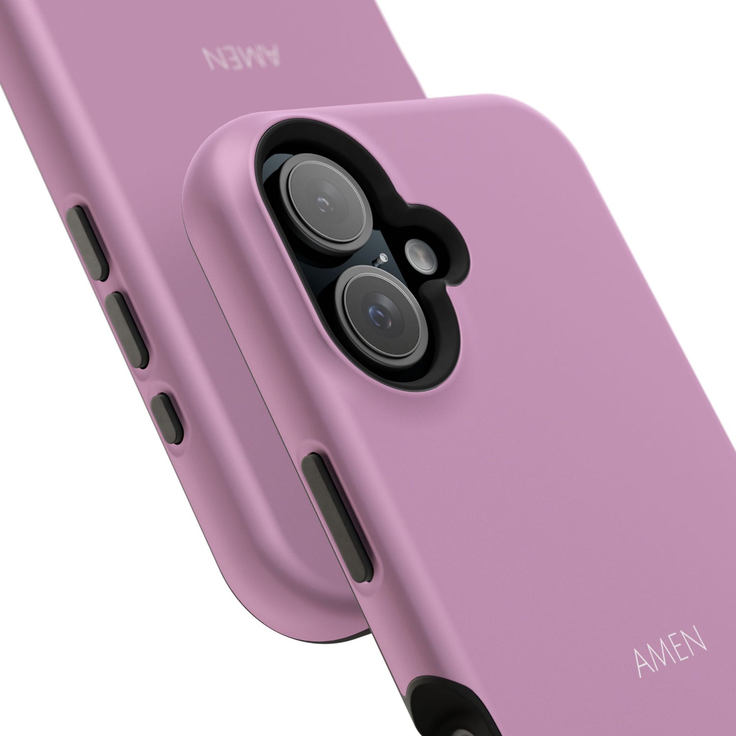 Amen Pink iPhone Case | Minimal Christian Faith Phone Case
