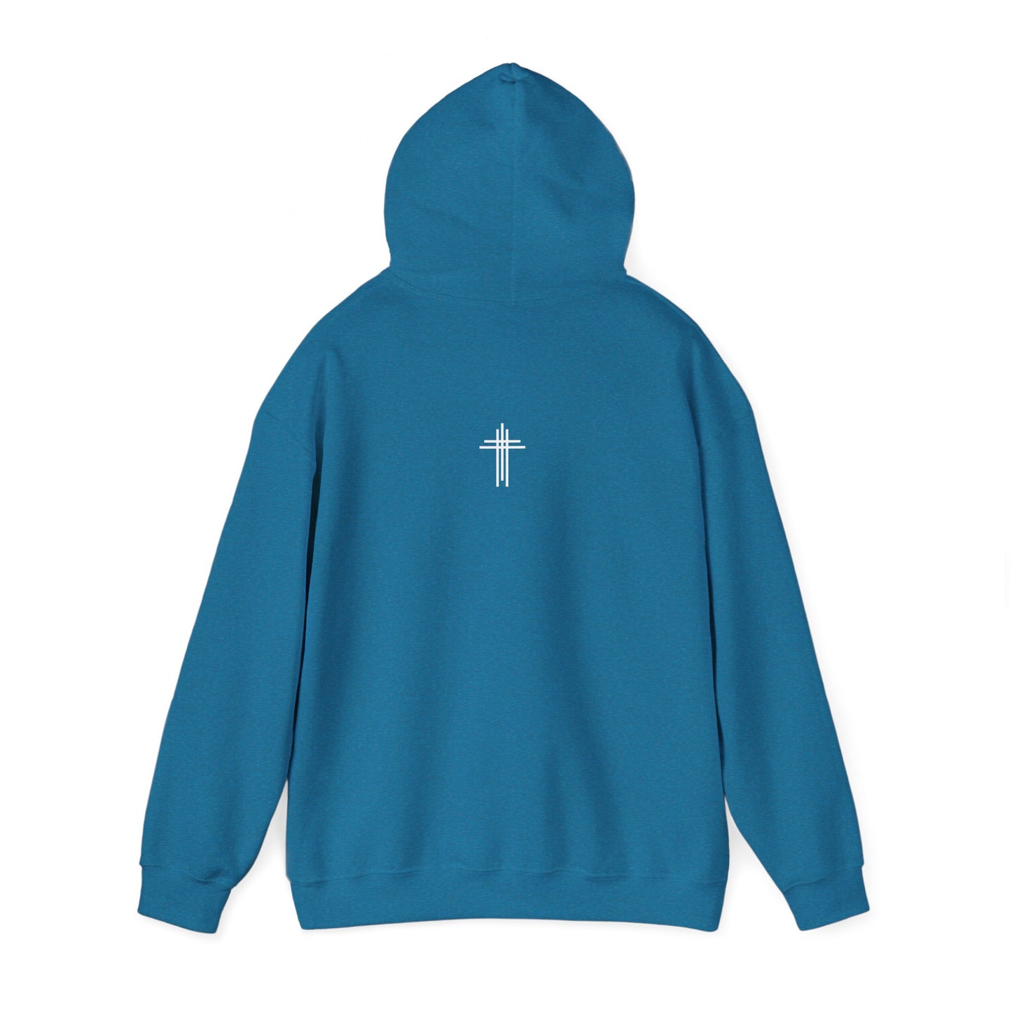 Rising Above Darkness John 1:5 Hoodie | Minimal Christian Faith-Based Apparel