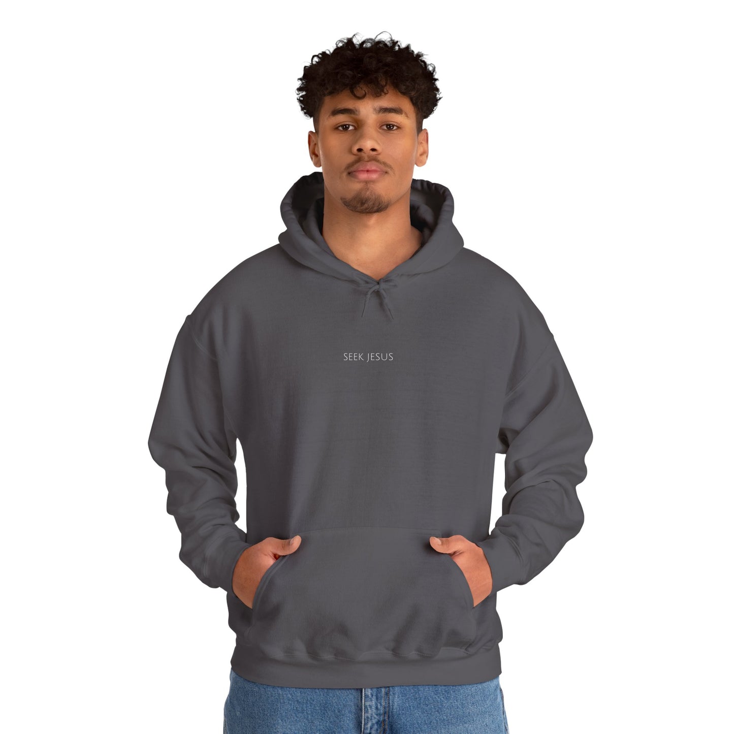 Seek Jesus Hoodie | Minimal Christian Faith-Based Apparel