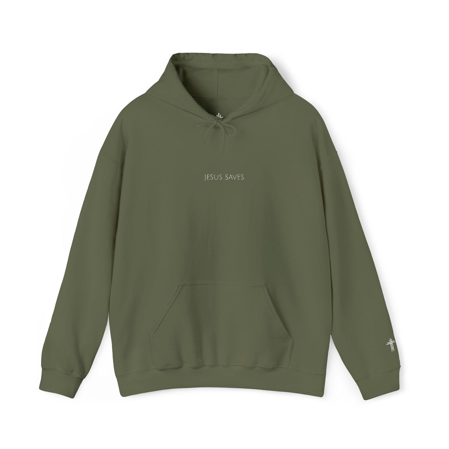 Jesus Saves | Embroidered Christian Hoodie