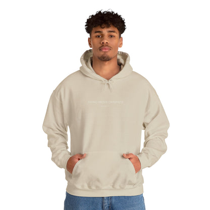 Rising Above Darkness John 1:5 Hoodie | Minimal Christian Faith-Based Apparel