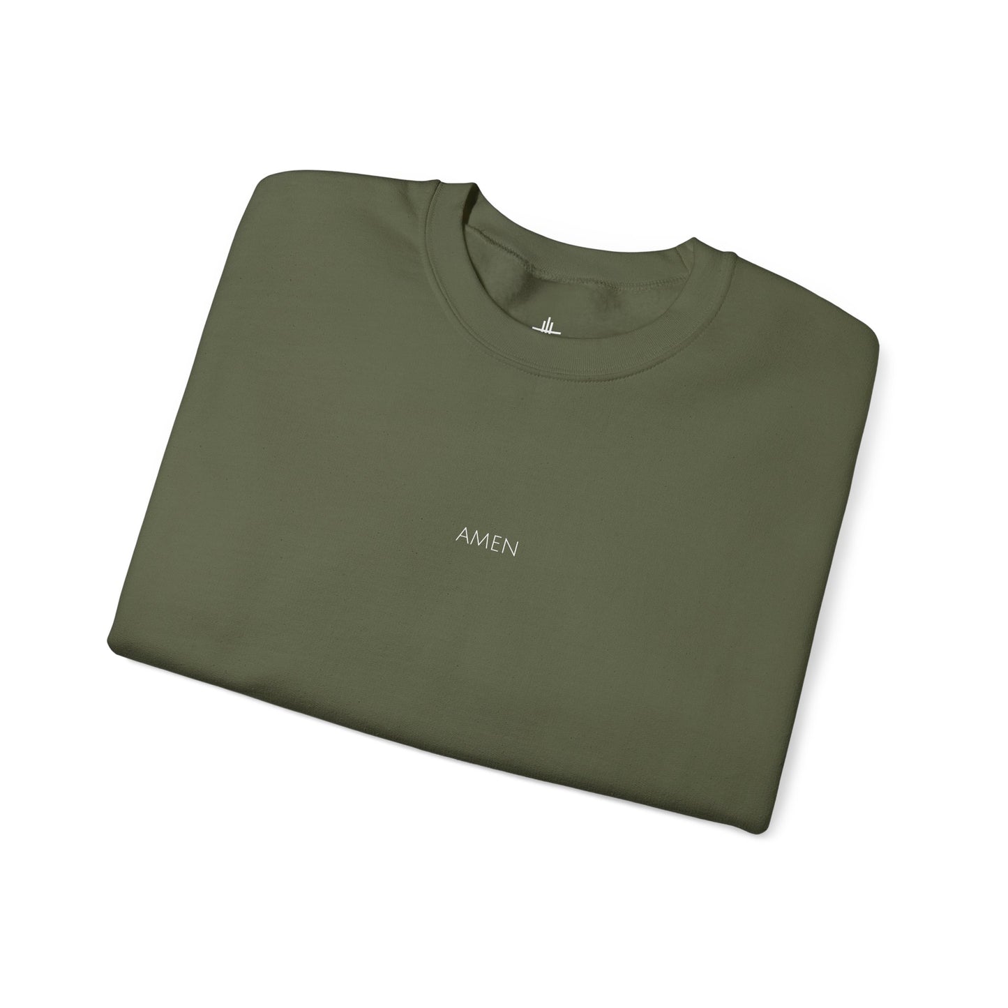 Amen Christian Crewneck Sweatshirt | Minimal Faith Apparel