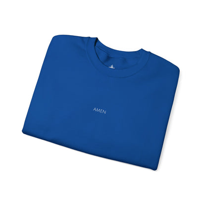 Amen Christian Crewneck Sweatshirt | Minimal Faith Apparel
