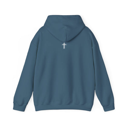 Rising Above Darkness John 1:5 Hoodie | Minimal Christian Faith-Based Apparel