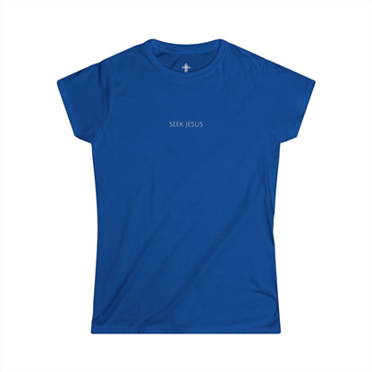Seek Jesus Women’s Christian T-Shirt | Minimal Faith-Based Apparel