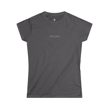 Seek Jesus Women’s Christian T-Shirt | Minimal Faith-Based Apparel