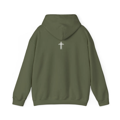 Rising Above Darkness John 1:5 Hoodie | Minimal Christian Faith-Based Apparel