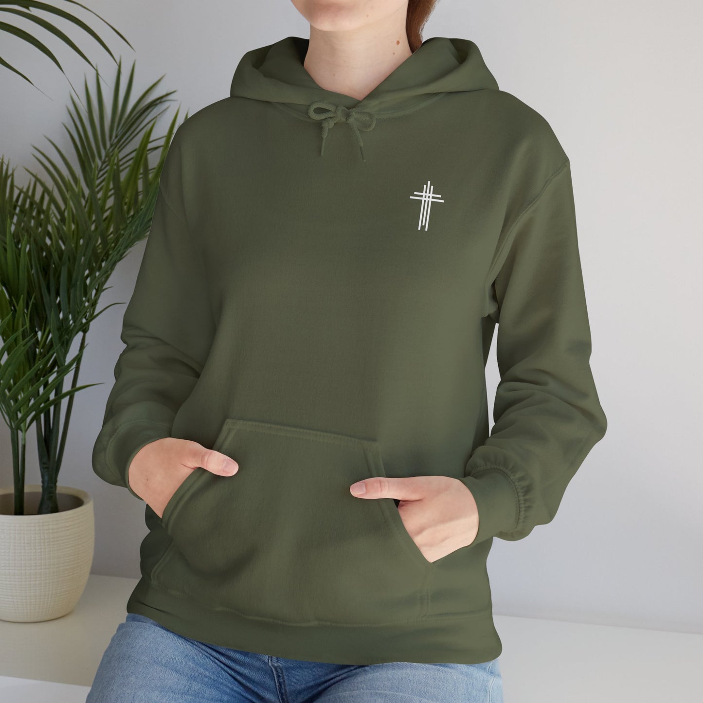 Amen Place Hoodie | Minimal Christian Faith-Based Apparel