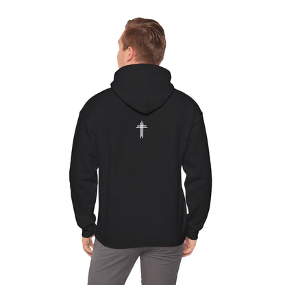 Rising Above Darkness John 1:5 Hoodie | Minimal Christian Faith-Based Apparel