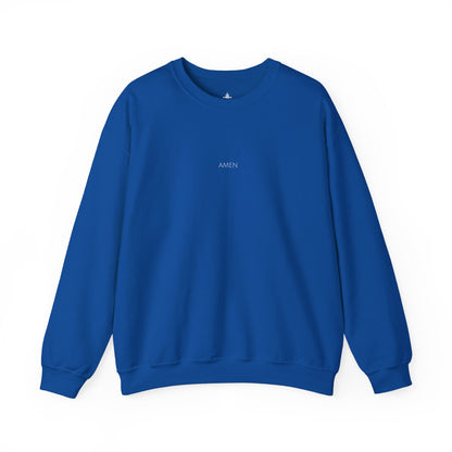 Amen Christian Crewneck Sweatshirt | Minimal Faith Apparel