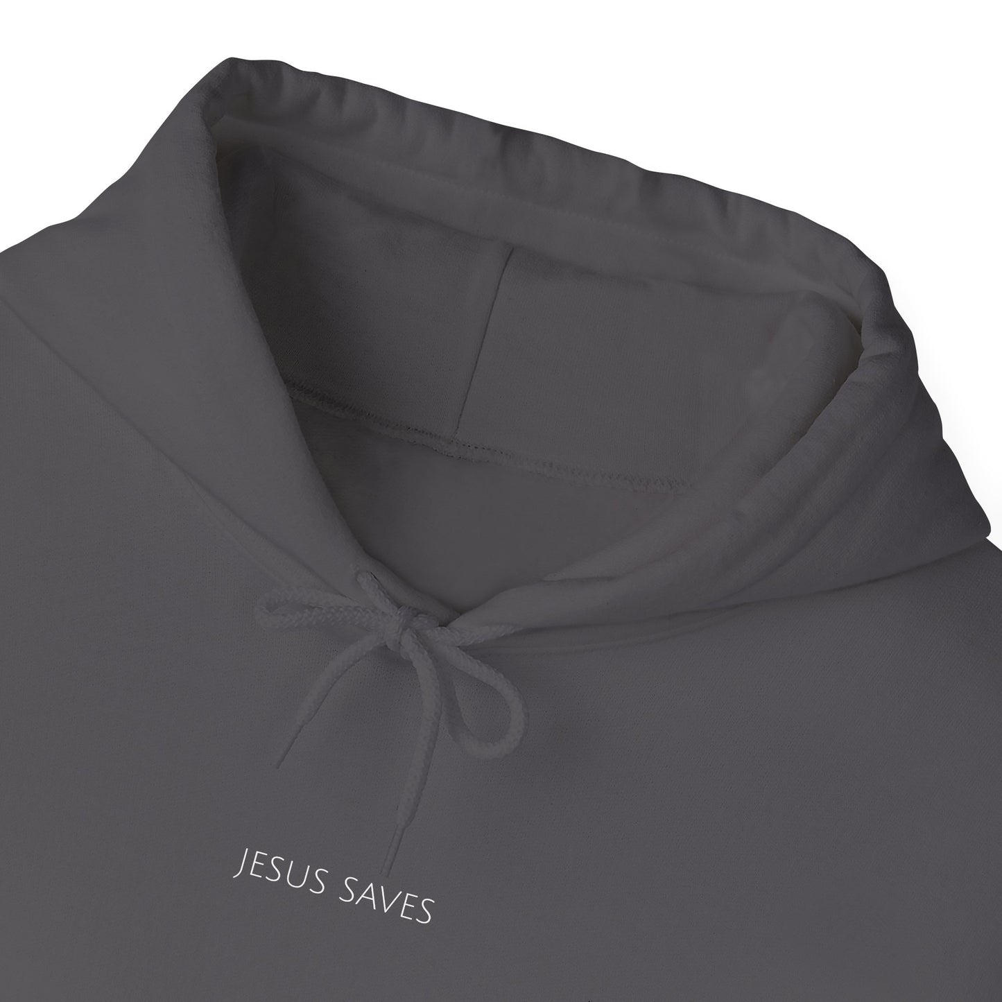 Jesus Saves Hoodie | Minimal Christian Faith-Based Apparel