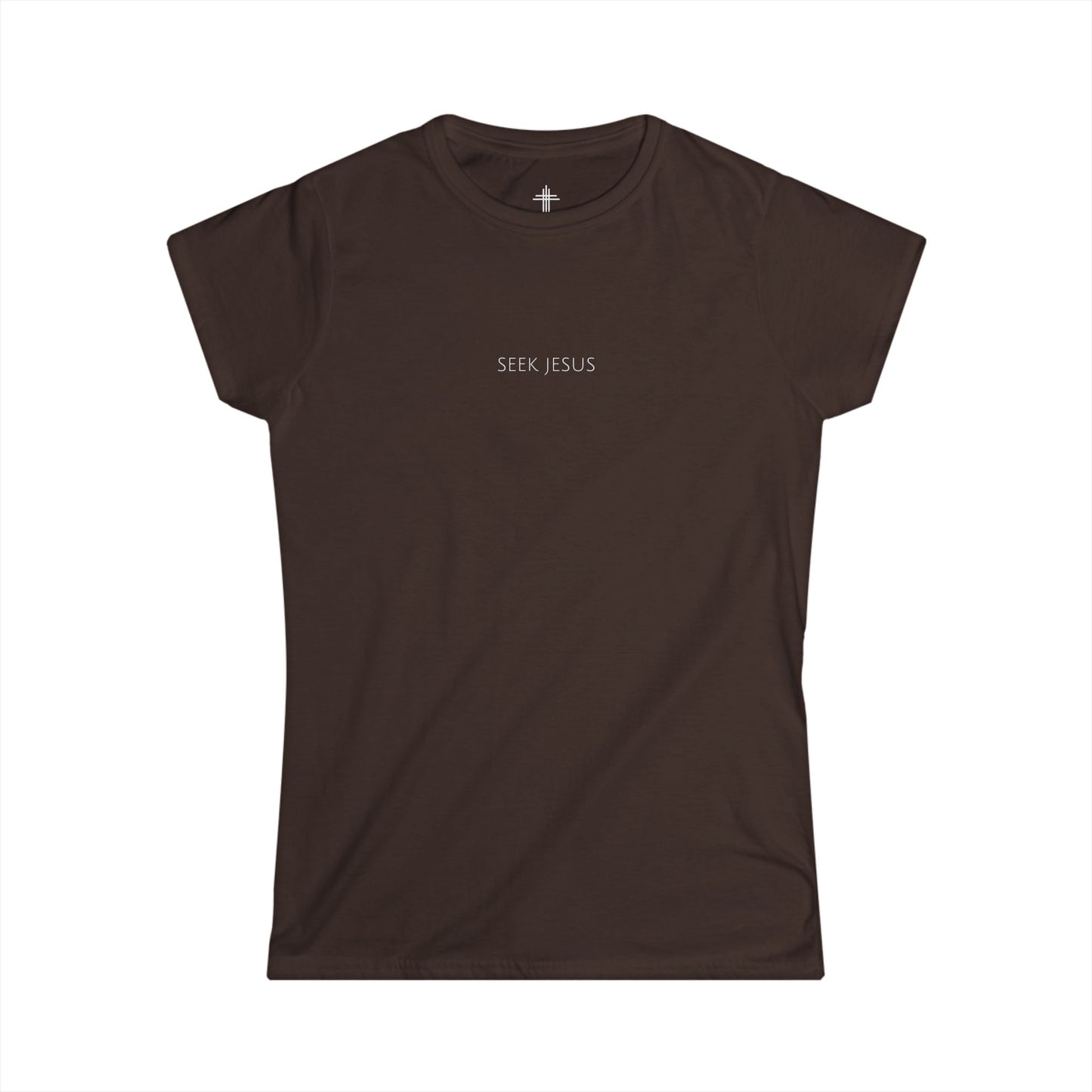 Seek Jesus Women’s Christian T-Shirt | Minimal Faith-Based Apparel