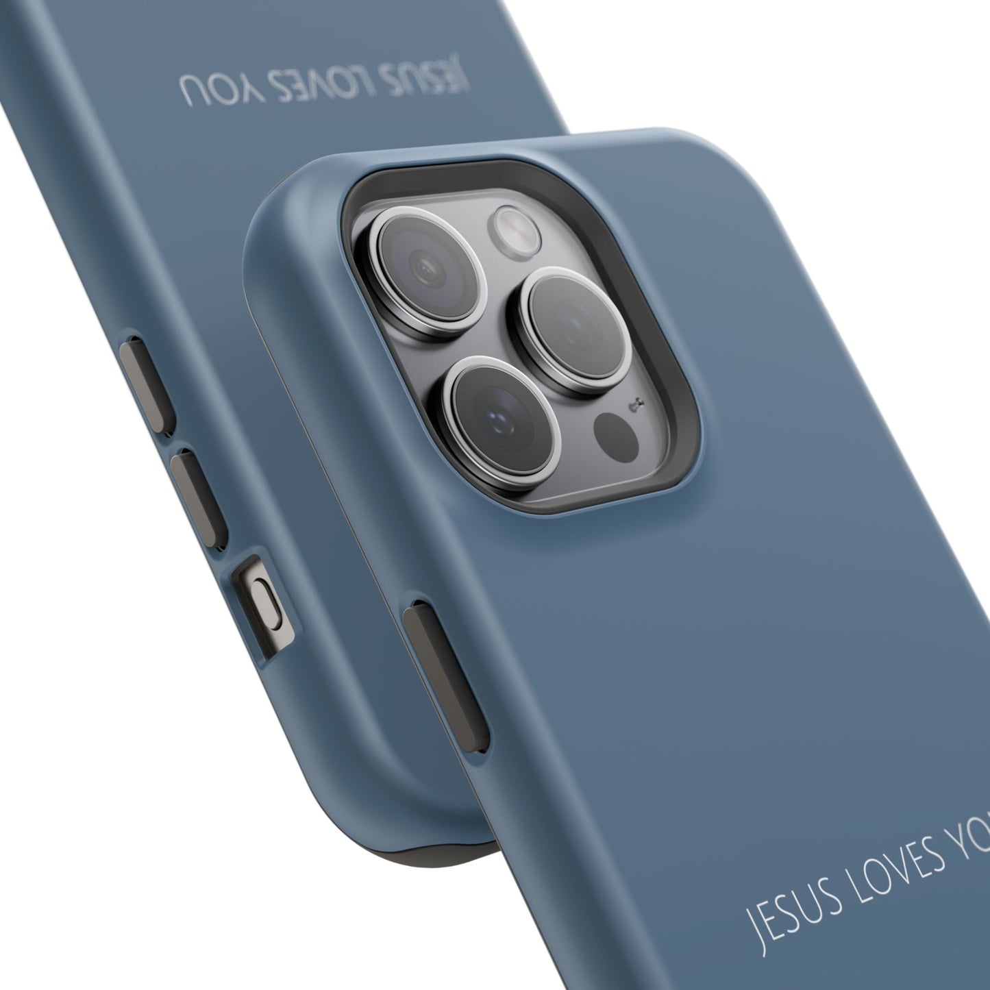 Jesus Loves You Blue iPhone Case | Minimal Christian Faith Phone Case