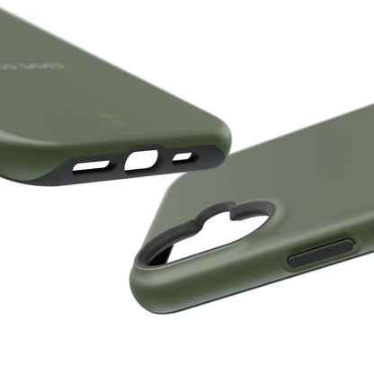 Jesus Saves Green iPhone Case | Minimal Christian Faith Phone Case