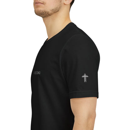 I Am Second Embroidered Christian T Shirt | Minimal Faith Tee