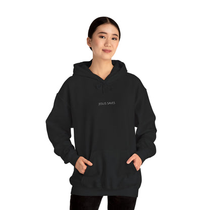 Jesus Saves Hoodie | Minimal Christian Faith-Based Apparel