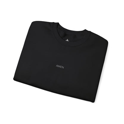 Amen Christian Crewneck Sweatshirt | Minimal Faith Apparel