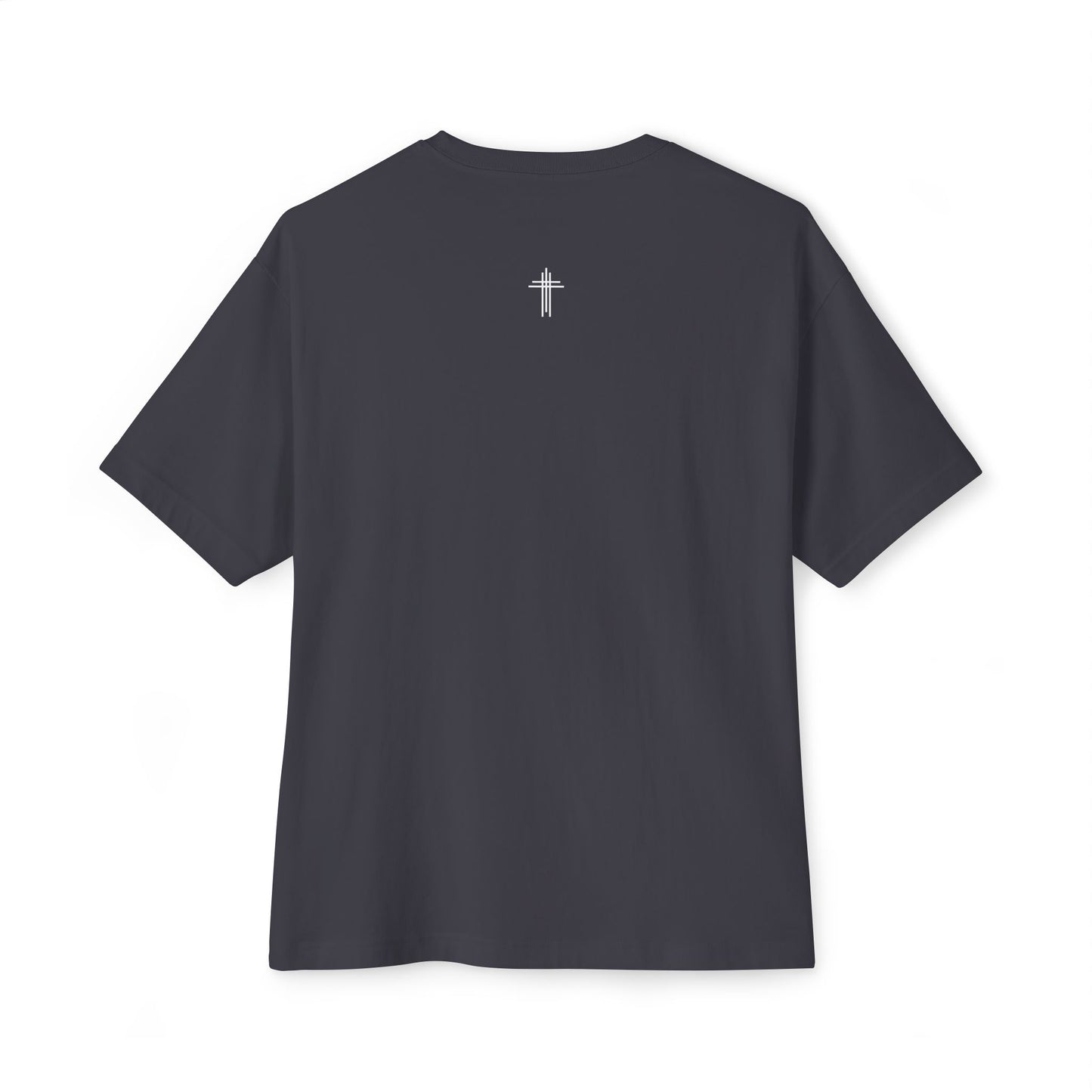 Jesus Saves Oversized Boxy Christian T-Shirt | Minimal Faith-Based Apparel
