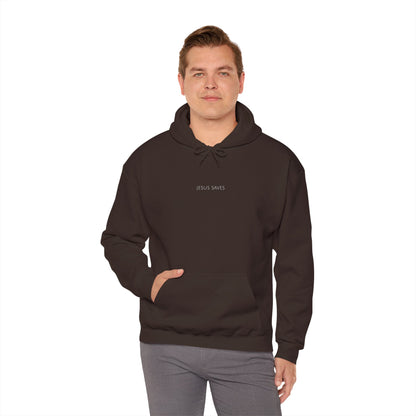 Jesus Saves Hoodie | Minimal Christian Faith-Based Apparel