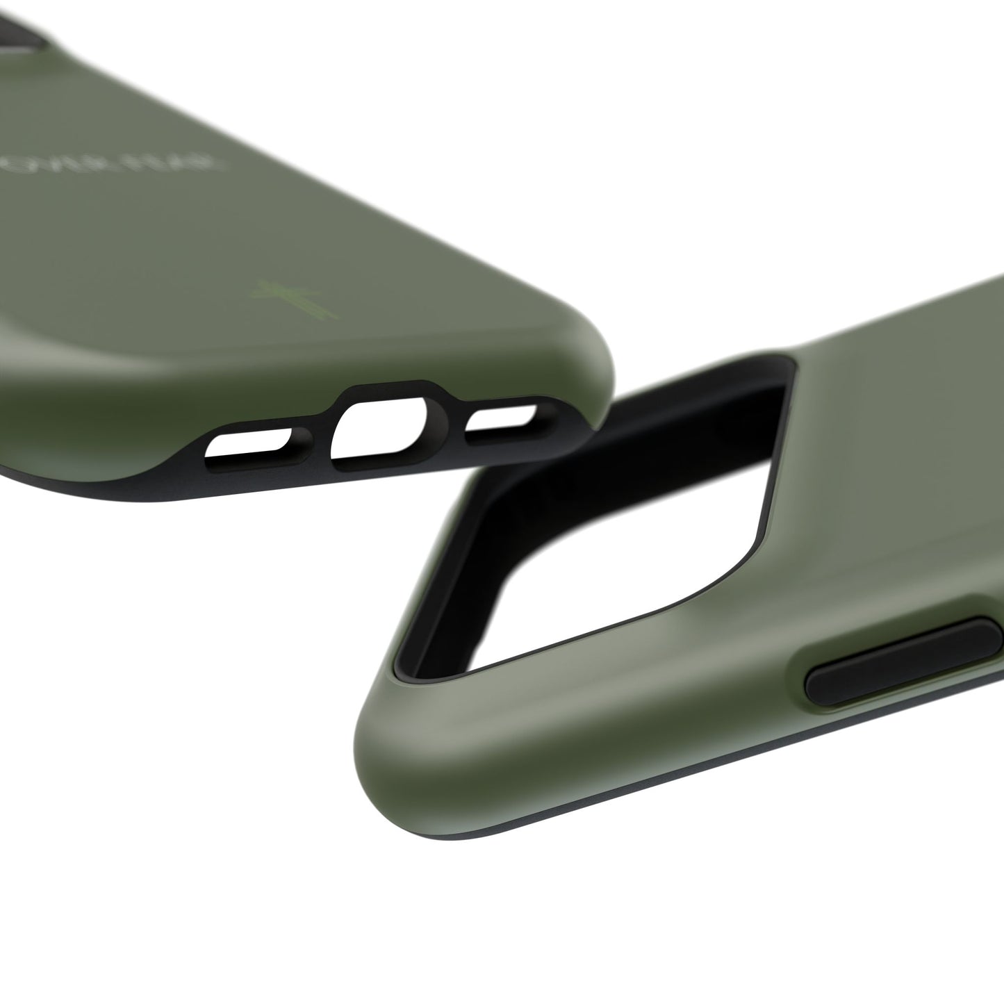 Faith Over Fear Green iPhone Case | Minimal Christian Faith Phone Case
