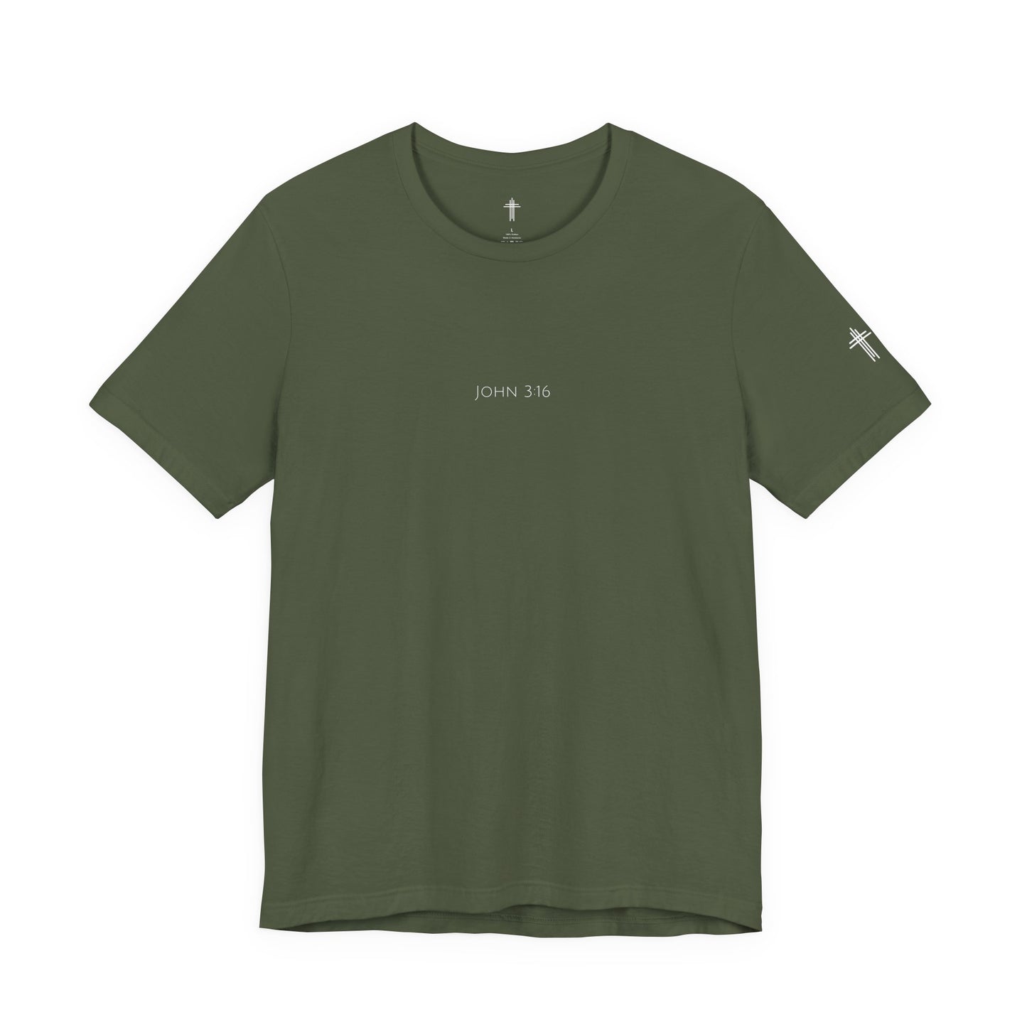 John 3:16 Christian T Shirt | Minimal Faith Tee
