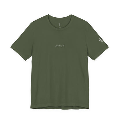 John 3:16 Christian T Shirt | Minimal Faith Tee