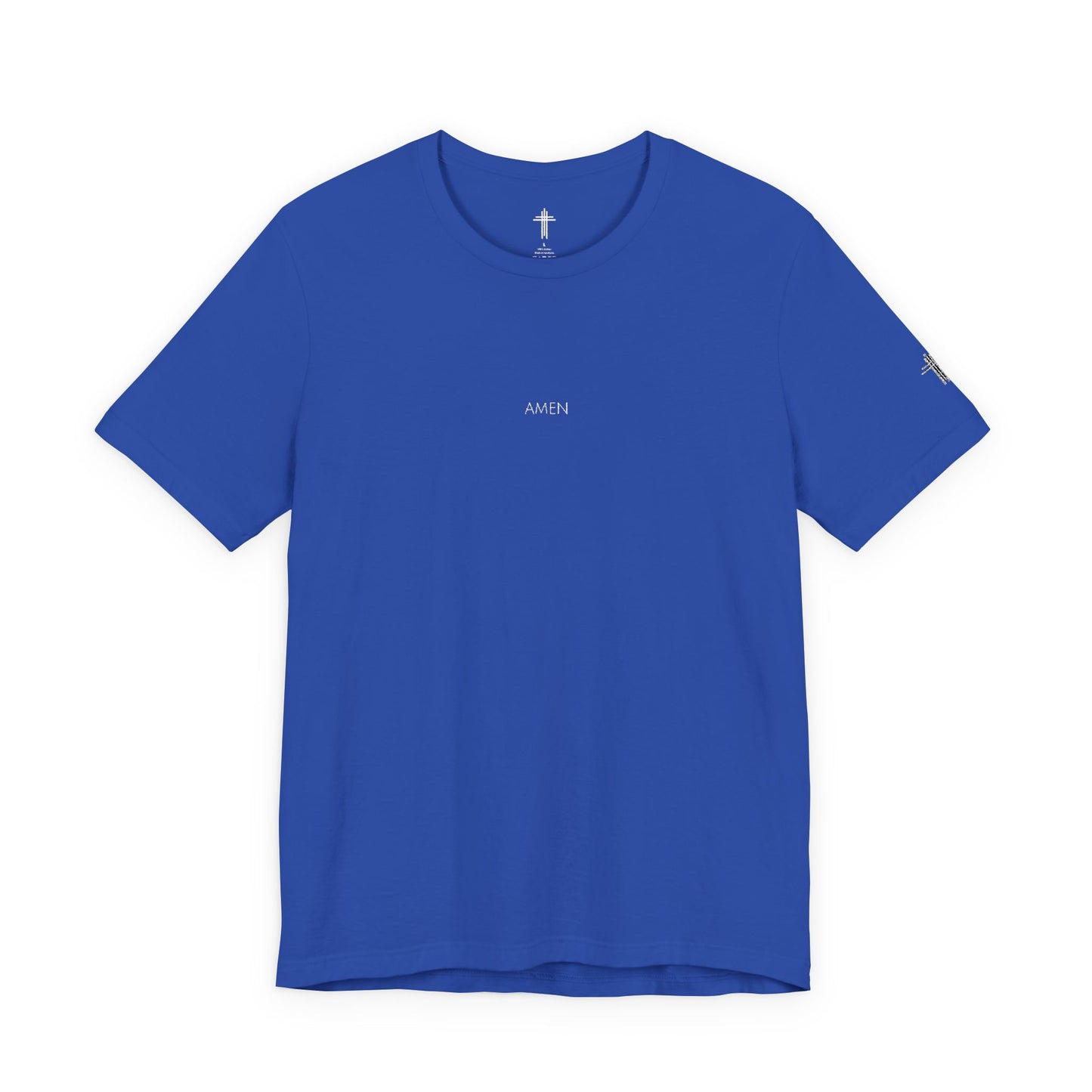 Amen Embroidered Christian T Shirt | Minimal Faith Tee